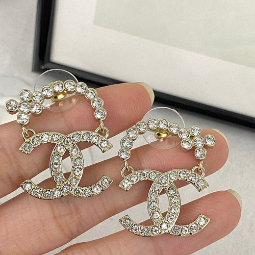 18K  Chanel Diamond Earrings